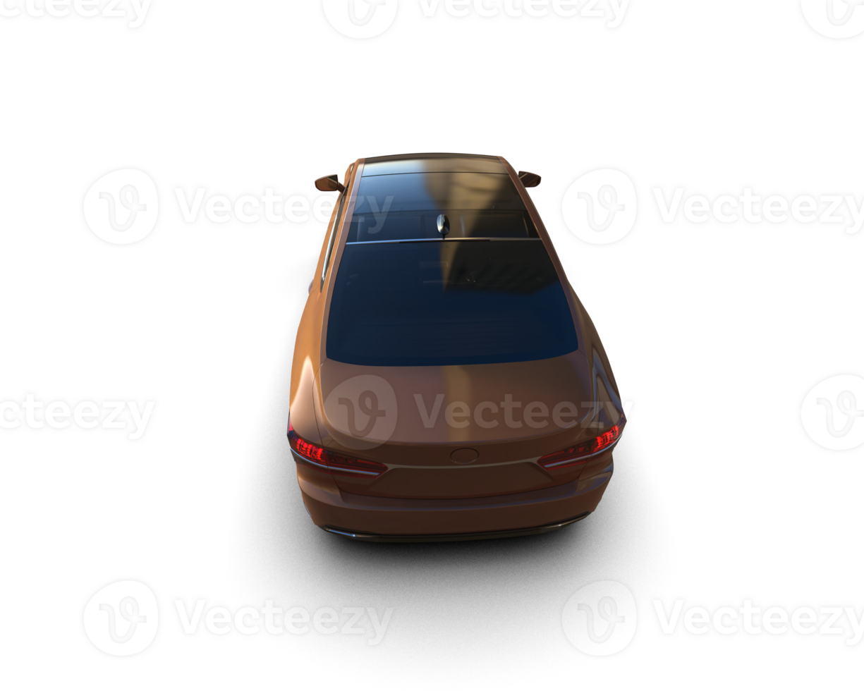 Modern car isolated on background. 3d rendering - illustration png