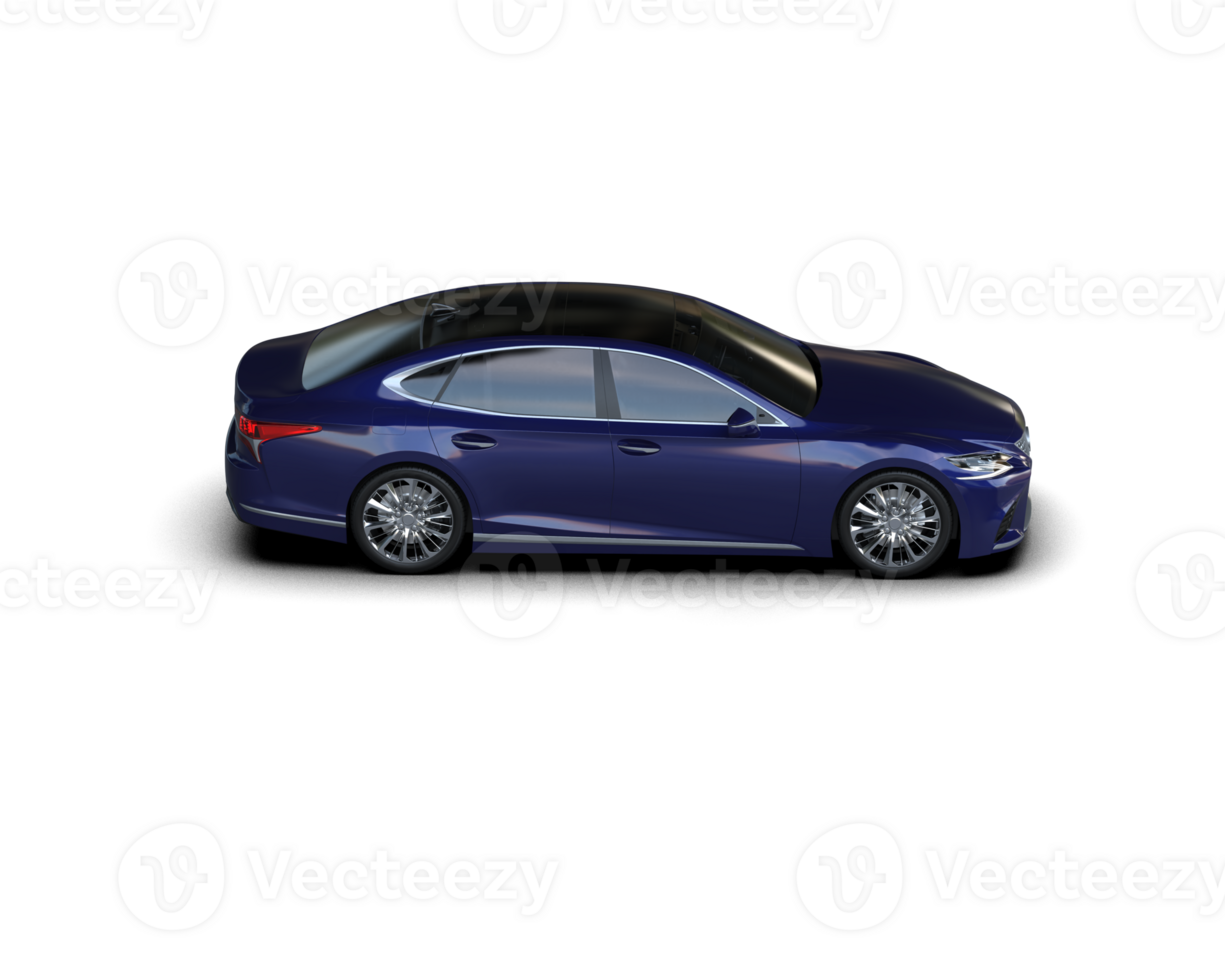 Modern car isolated on background. 3d rendering - illustration png