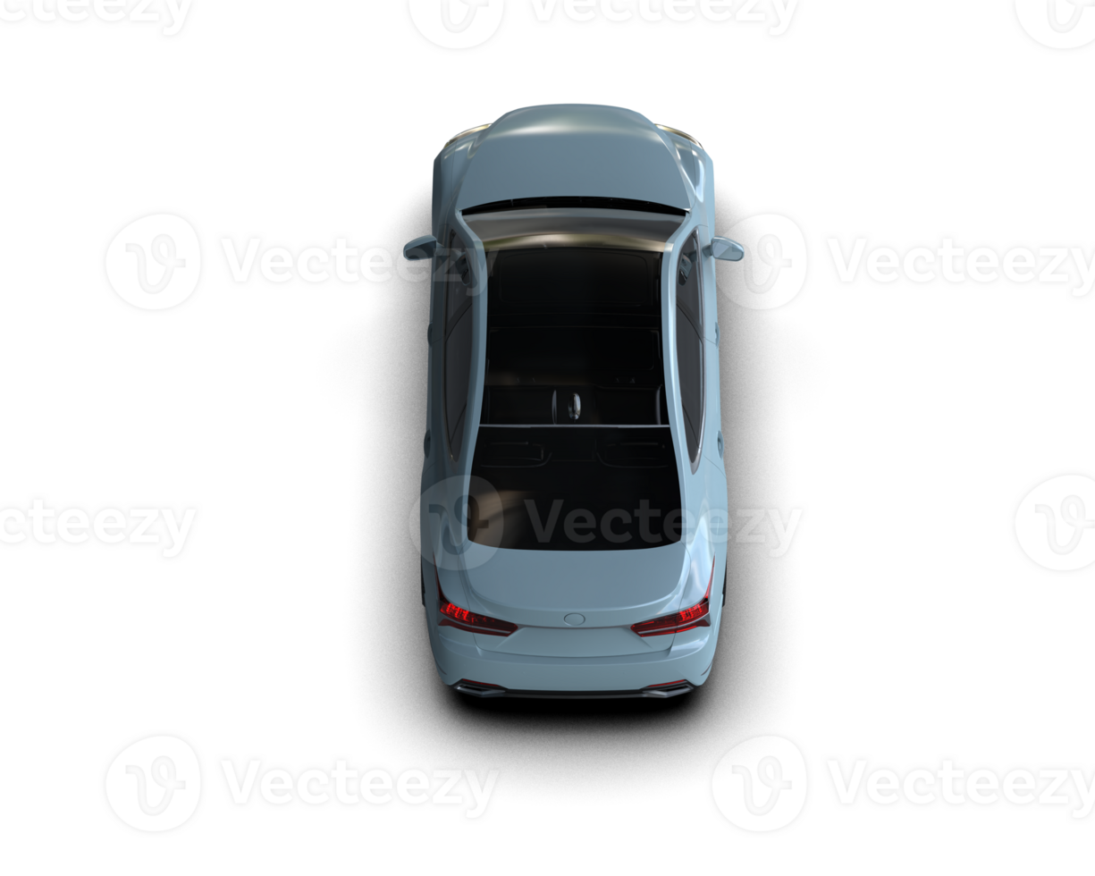 Modern car isolated on background. 3d rendering - illustration png