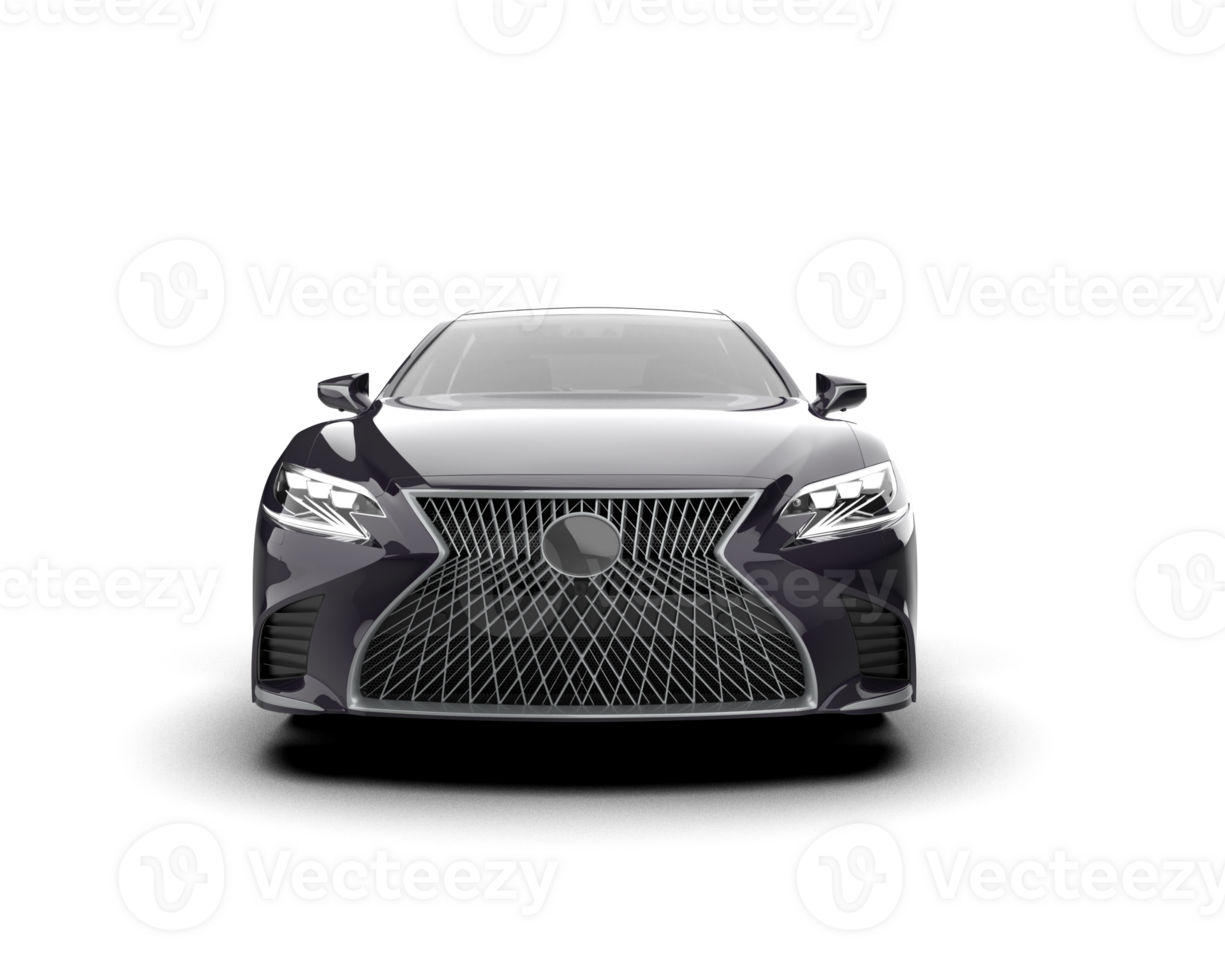 Modern car isolated on background. 3d rendering - illustration png