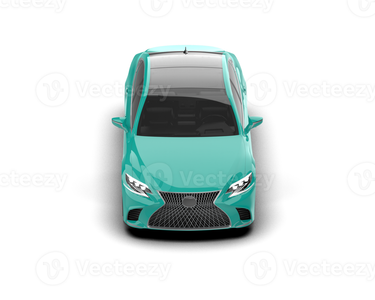 Modern car isolated on background. 3d rendering - illustration png