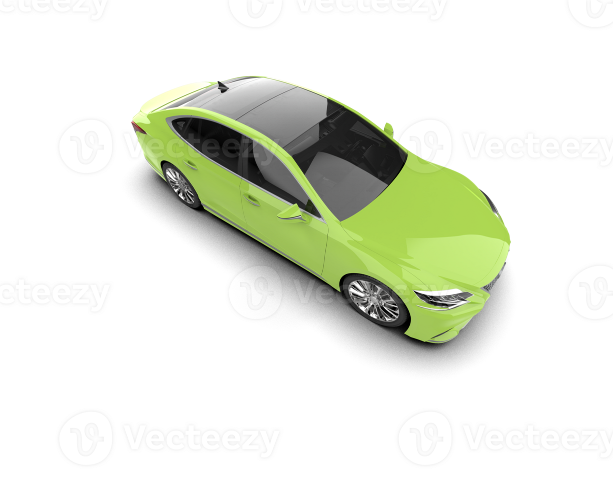 Modern car isolated on background. 3d rendering - illustration png