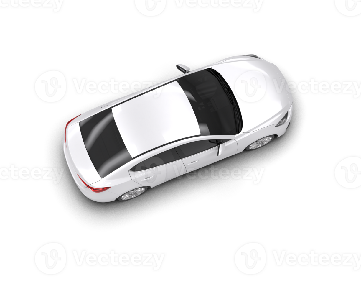 Modern car isolated on background. 3d rendering - illustration png