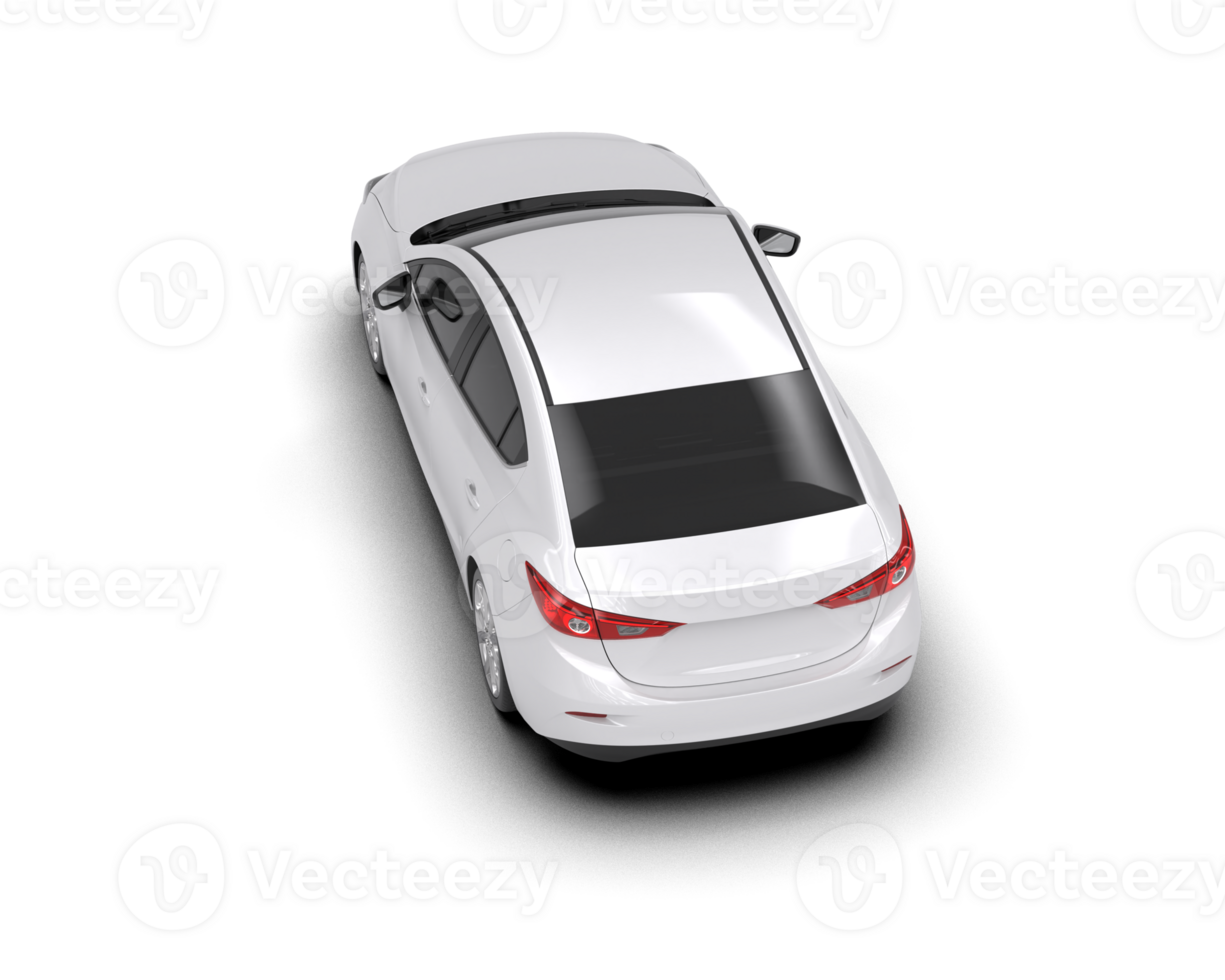 Modern car isolated on background. 3d rendering - illustration png