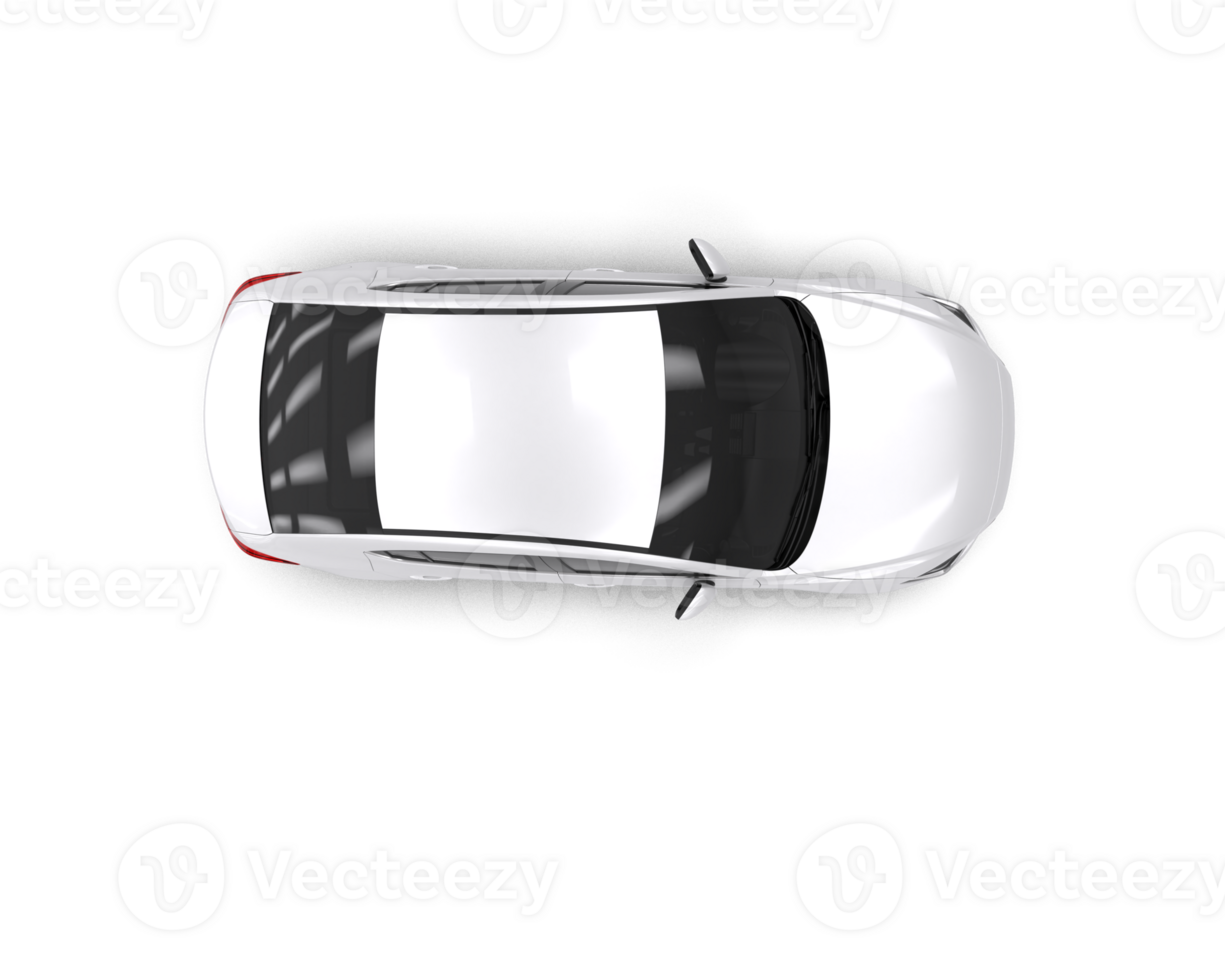 Modern car isolated on background. 3d rendering - illustration png