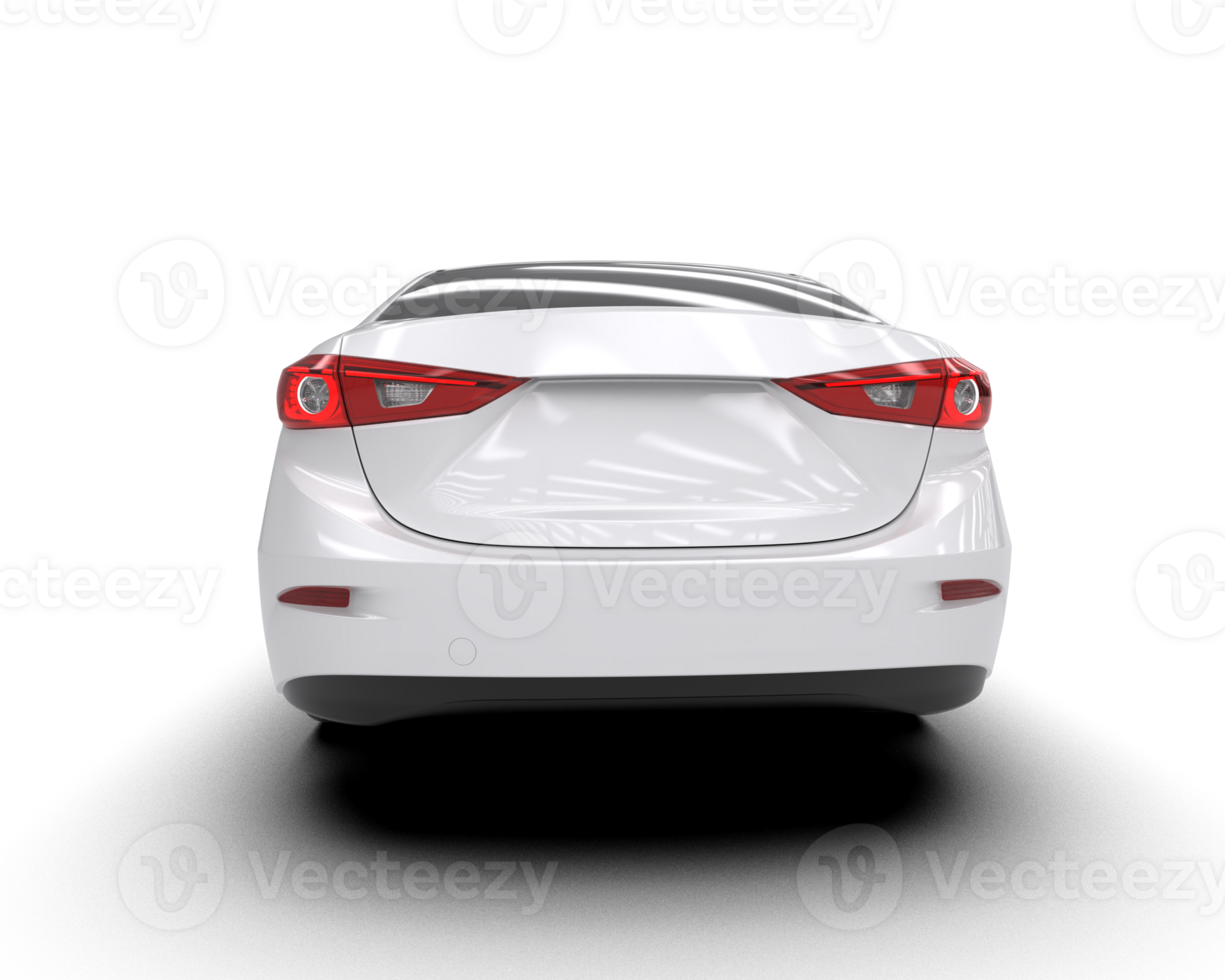 Modern car isolated on background. 3d rendering - illustration png