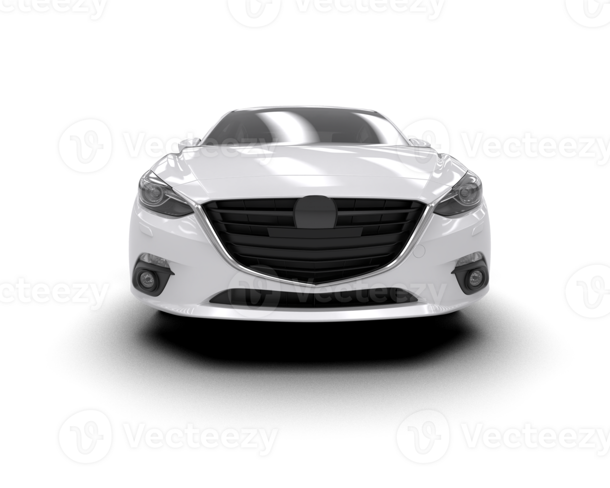 Modern car isolated on background. 3d rendering - illustration png