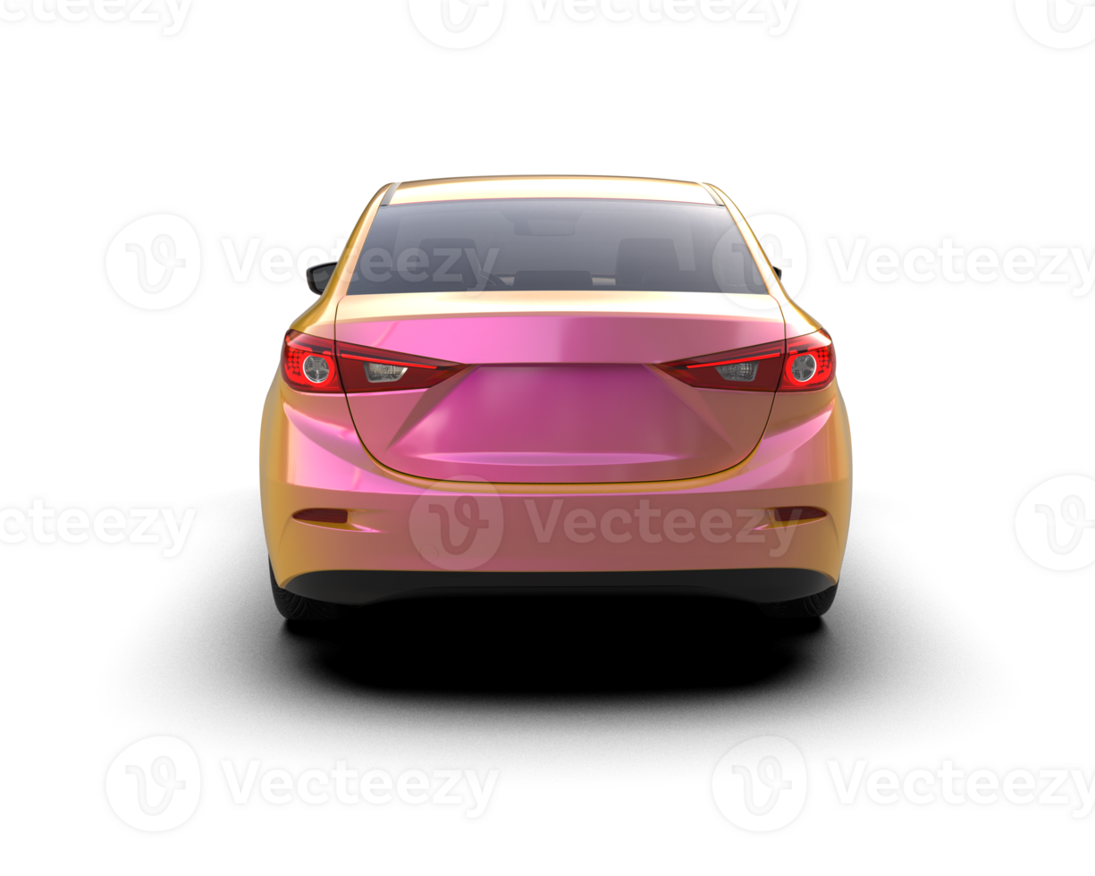 Modern car isolated on background. 3d rendering - illustration png
