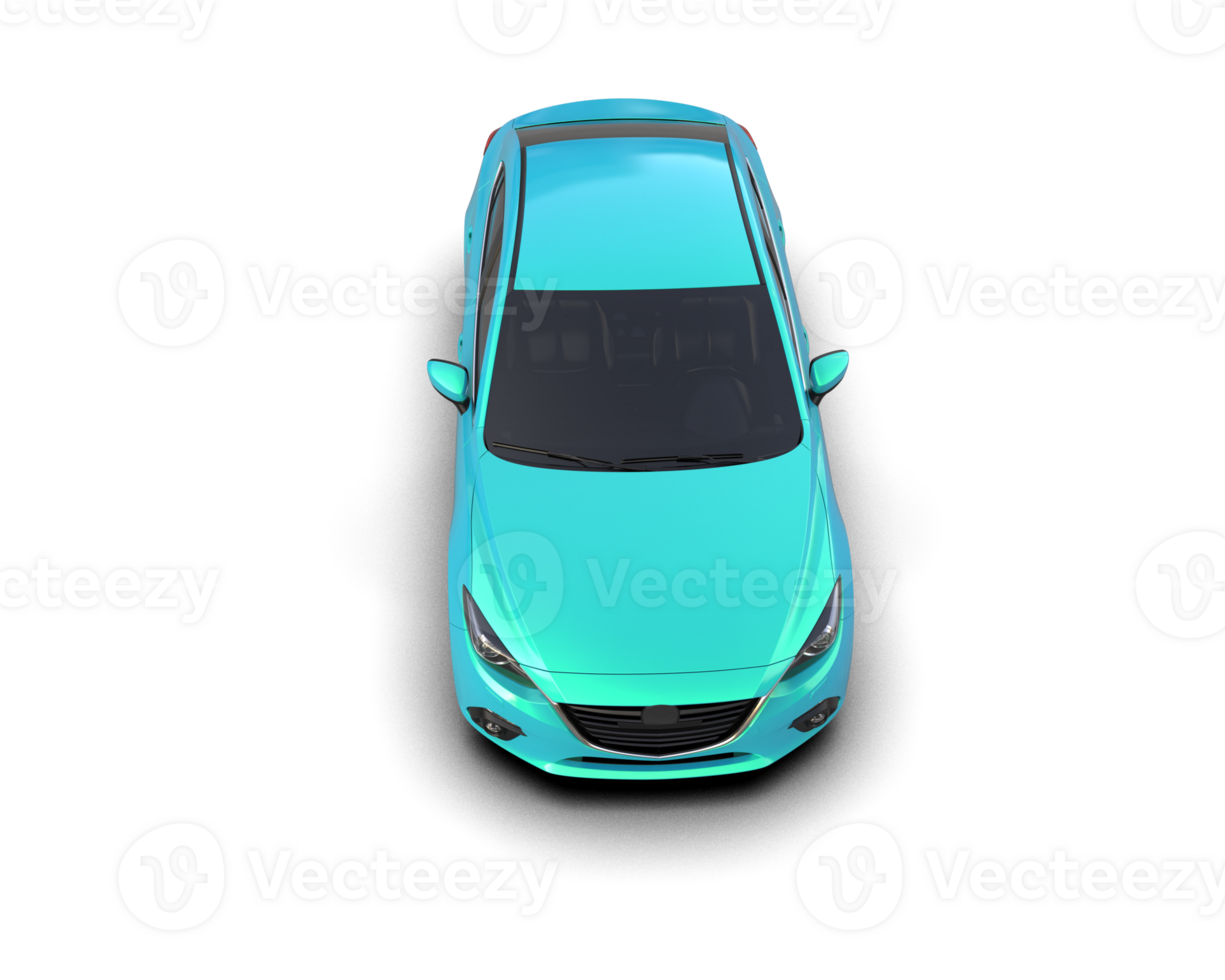 Modern car isolated on background. 3d rendering - illustration png