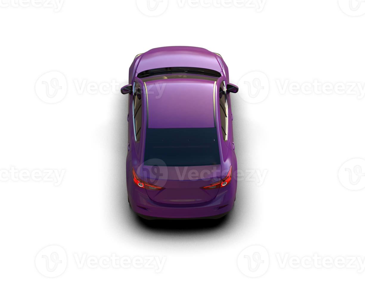 Modern car isolated on background. 3d rendering - illustration png