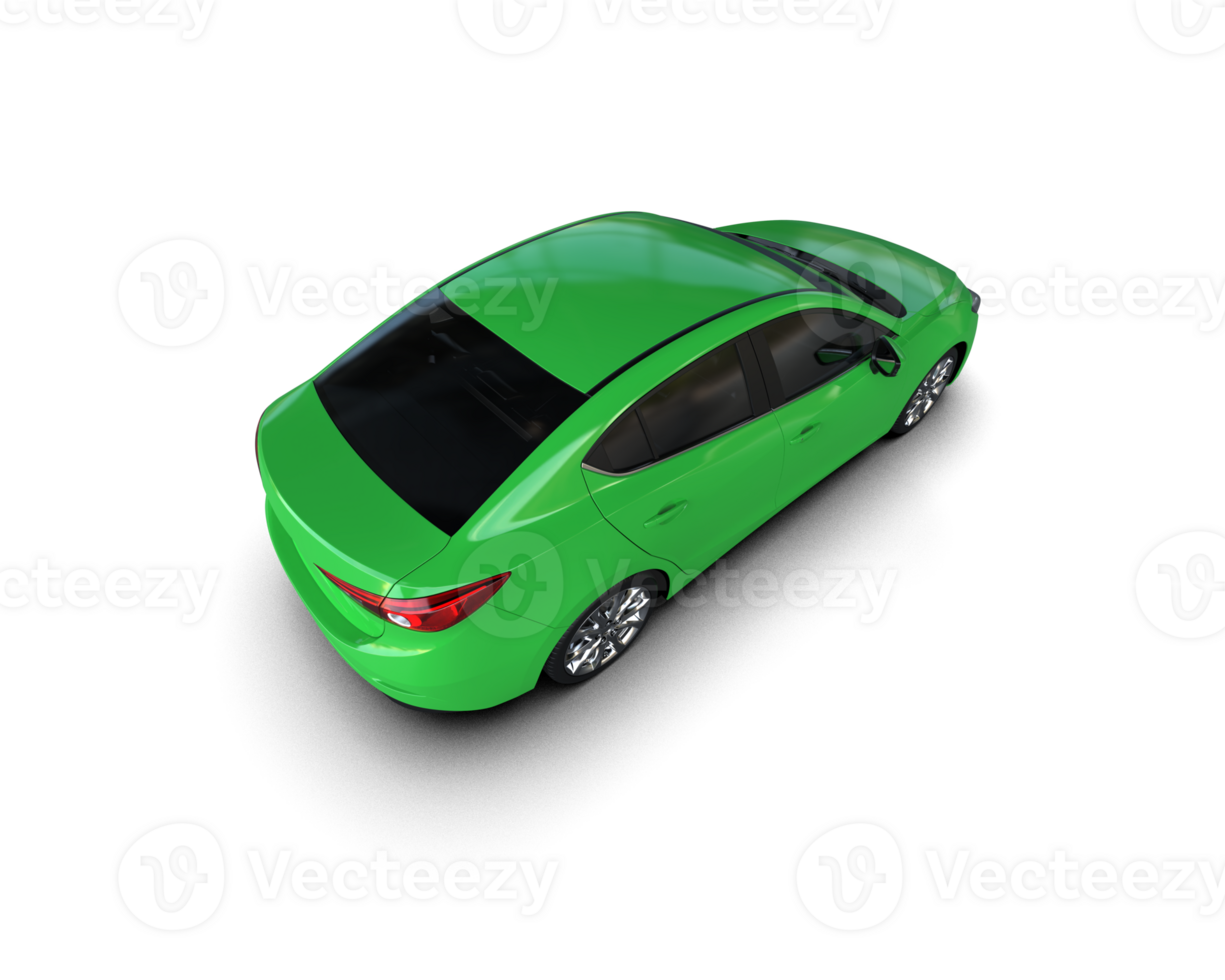 Modern car isolated on background. 3d rendering - illustration png