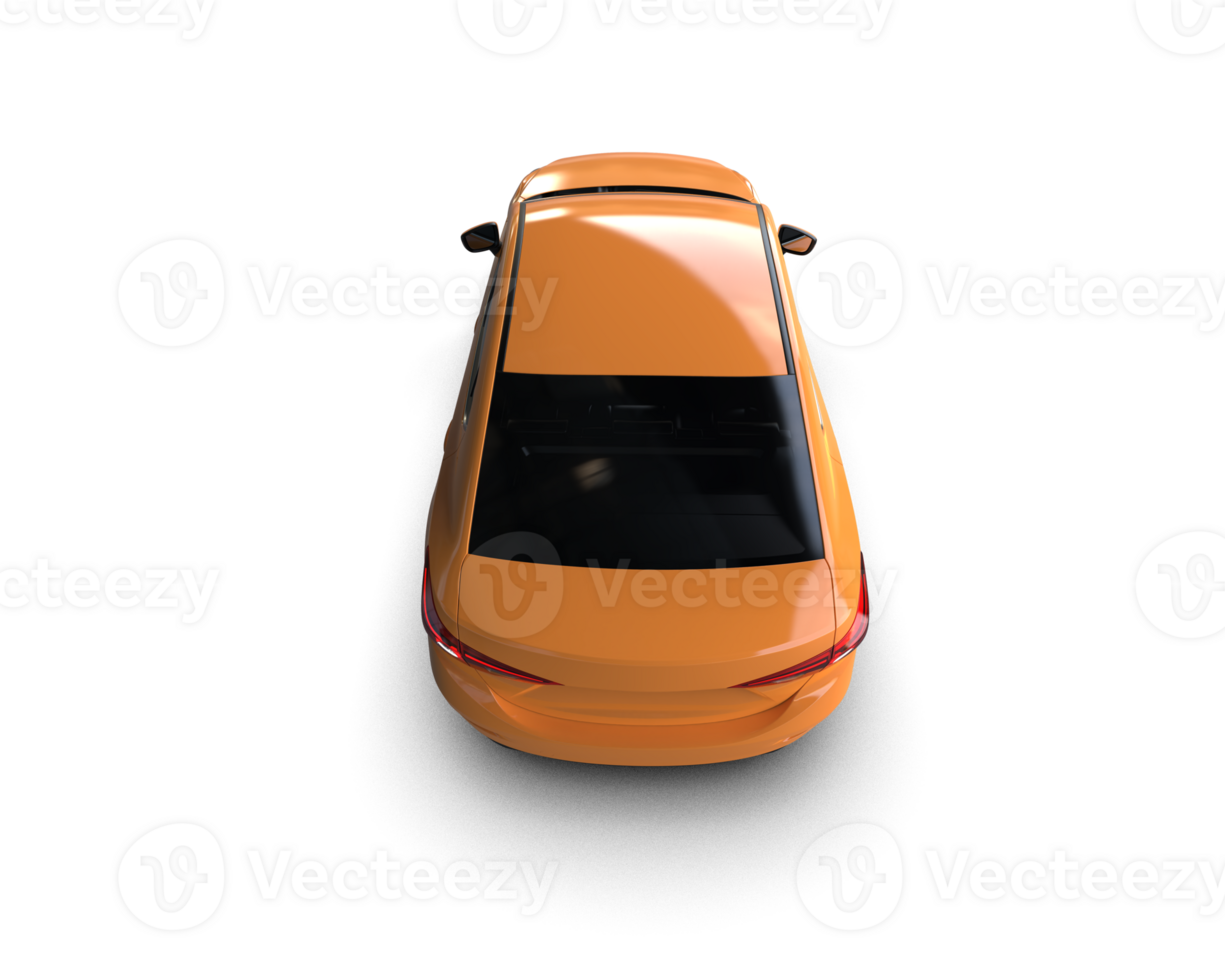 Modern car isolated on background. 3d rendering - illustration png