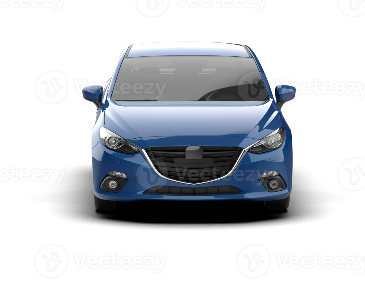Modern car isolated on background. 3d rendering - illustration png