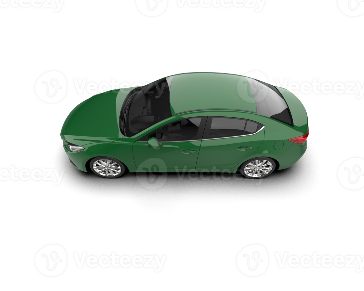 Modern car isolated on background. 3d rendering - illustration png