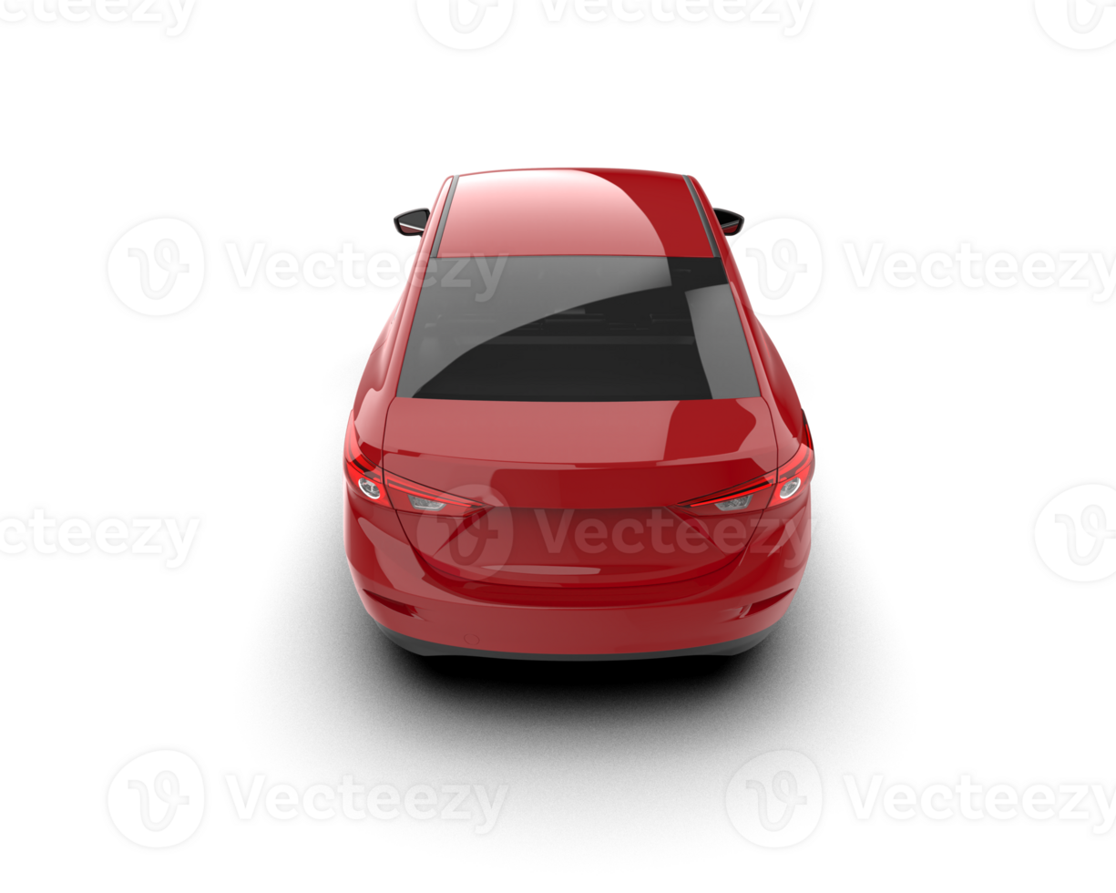 Modern car isolated on background. 3d rendering - illustration png
