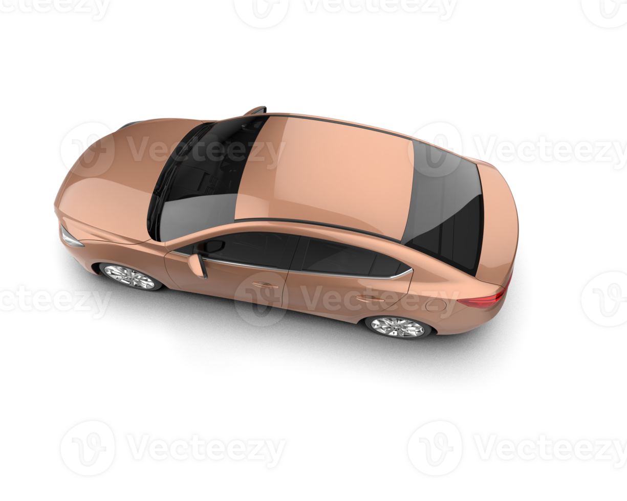 Modern car isolated on background. 3d rendering - illustration png