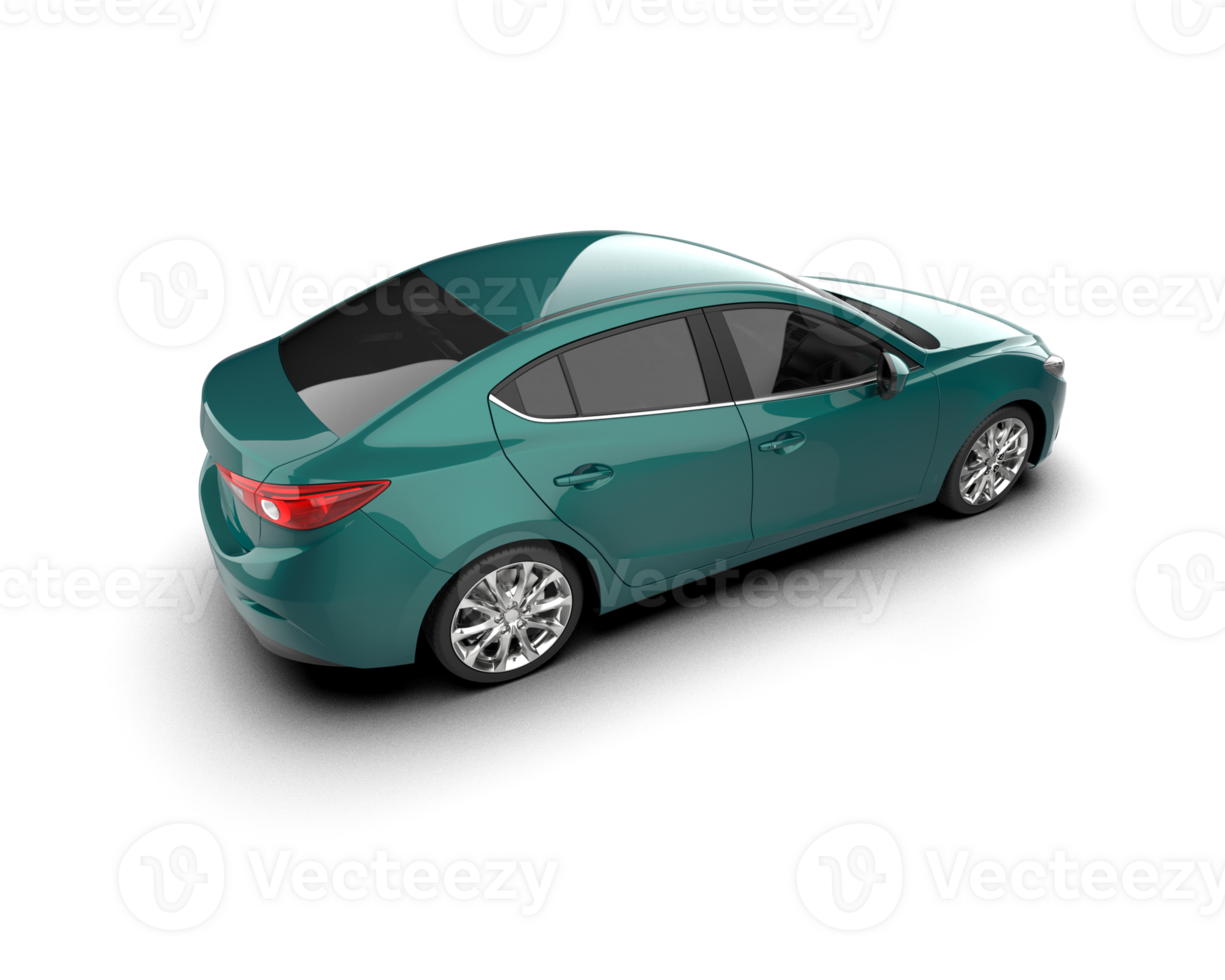 Modern car isolated on background. 3d rendering - illustration png