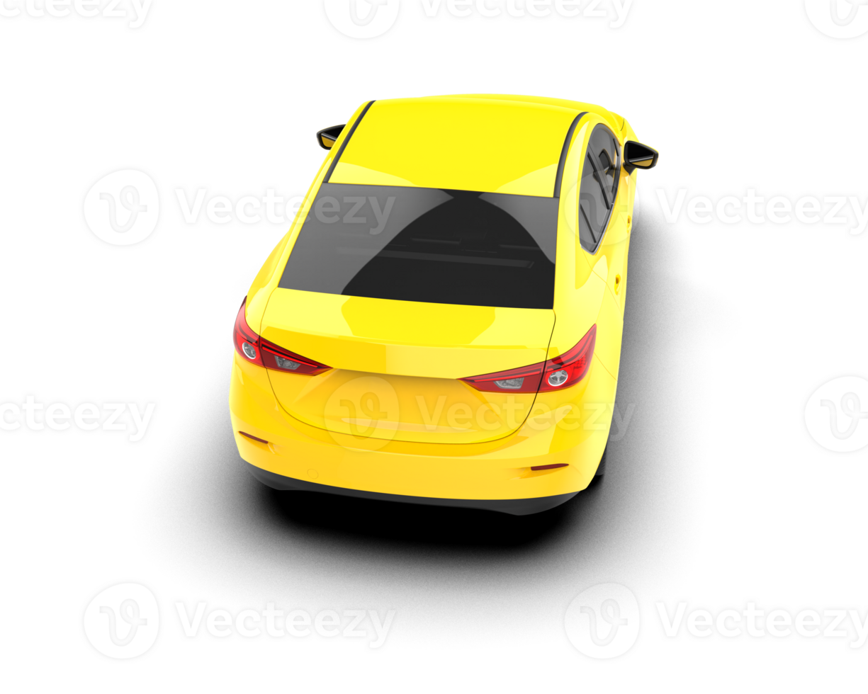 Modern car isolated on background. 3d rendering - illustration png