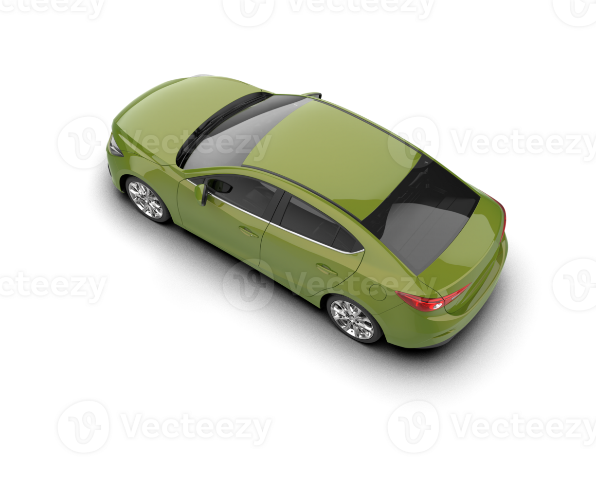 Modern car isolated on background. 3d rendering - illustration png