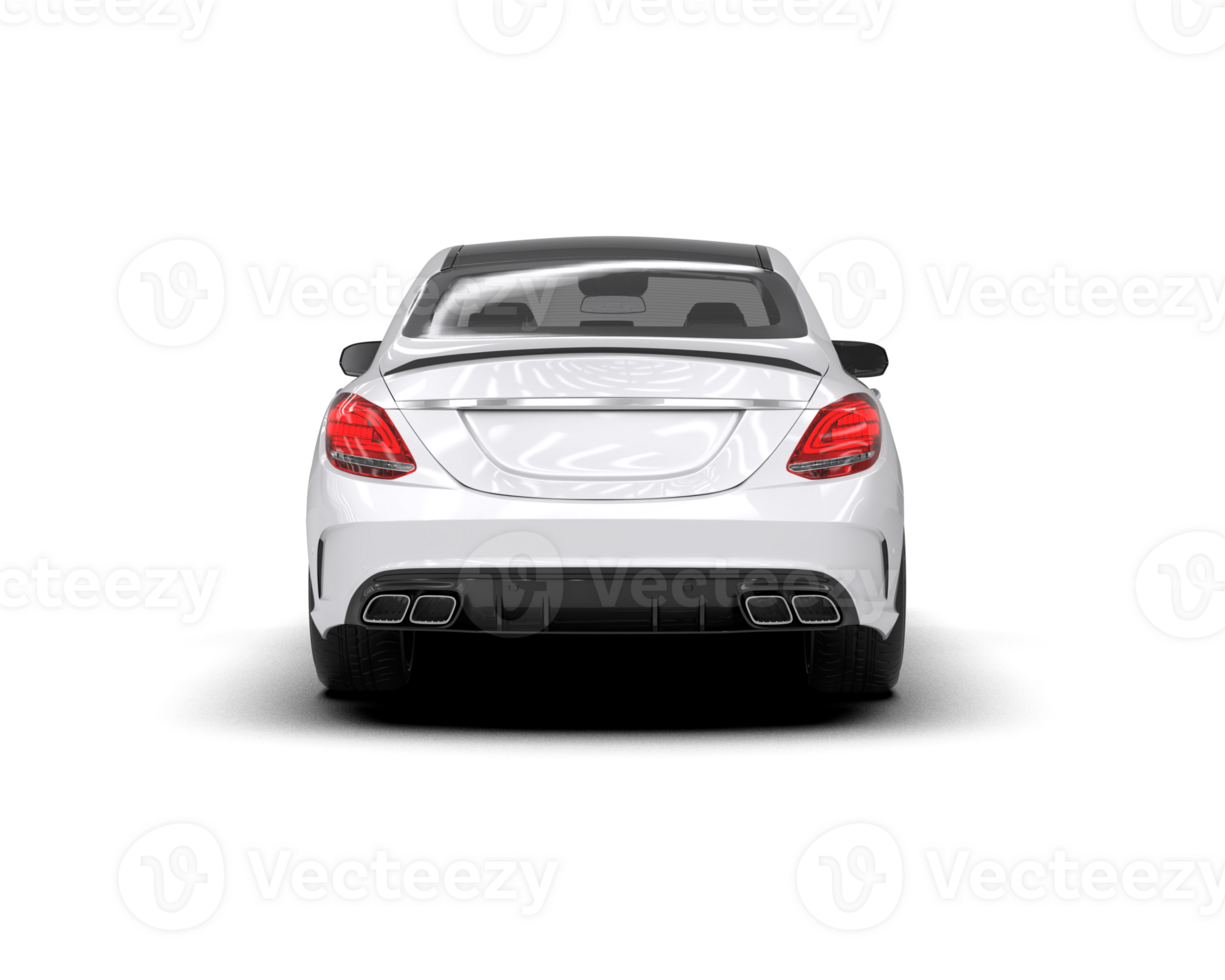 Modern car isolated on background. 3d rendering - illustration png
