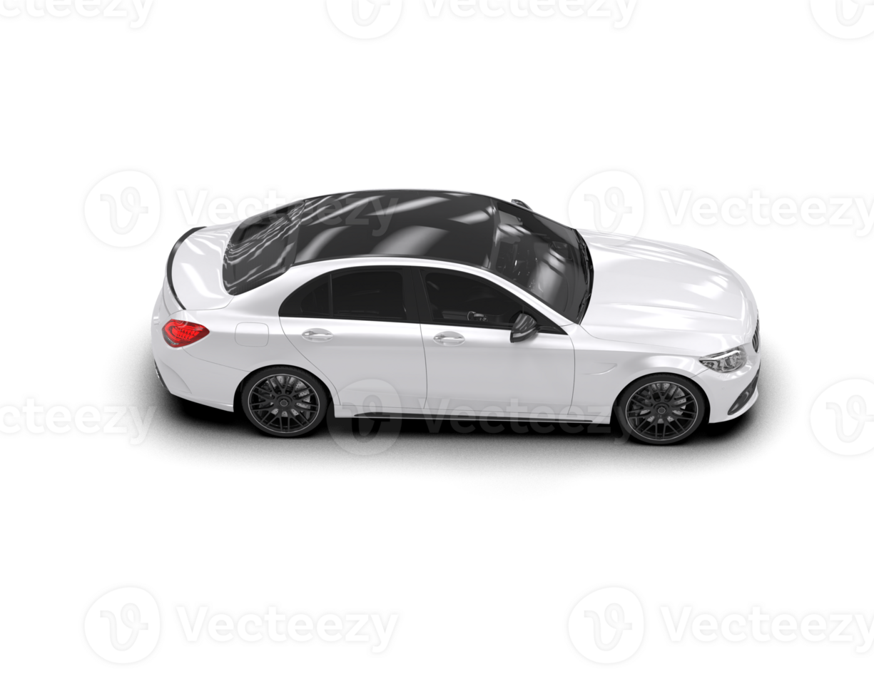 Modern car isolated on background. 3d rendering - illustration png