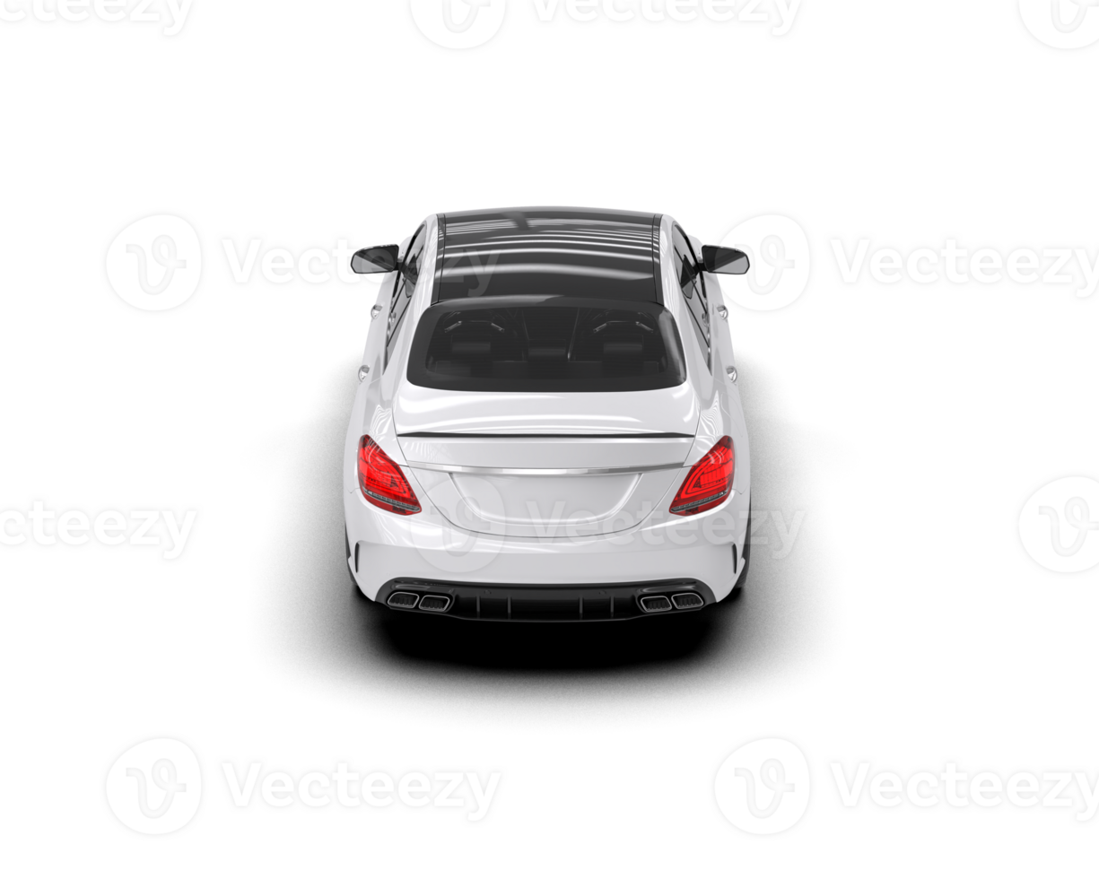 Modern car isolated on background. 3d rendering - illustration png