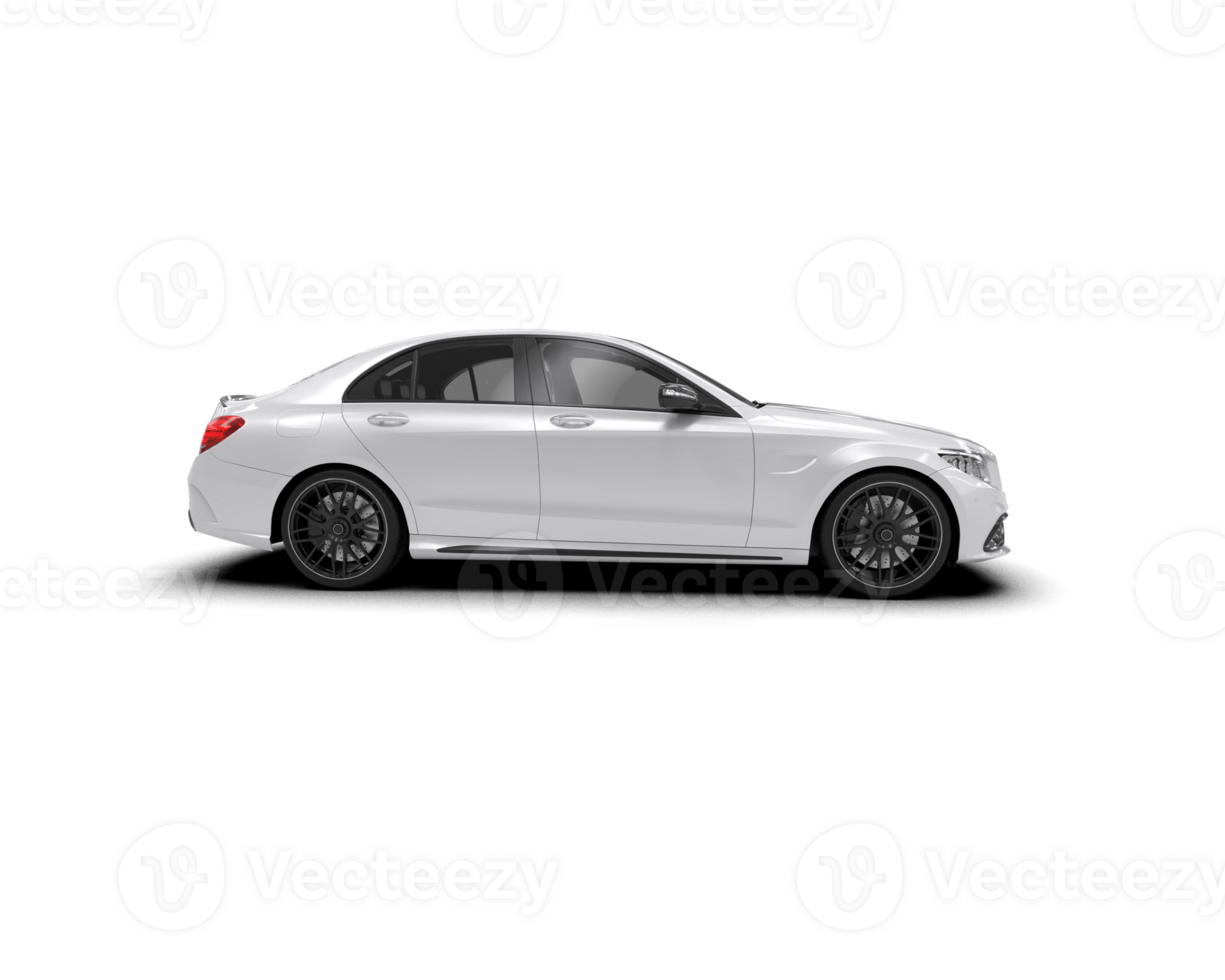 Modern car isolated on background. 3d rendering - illustration png
