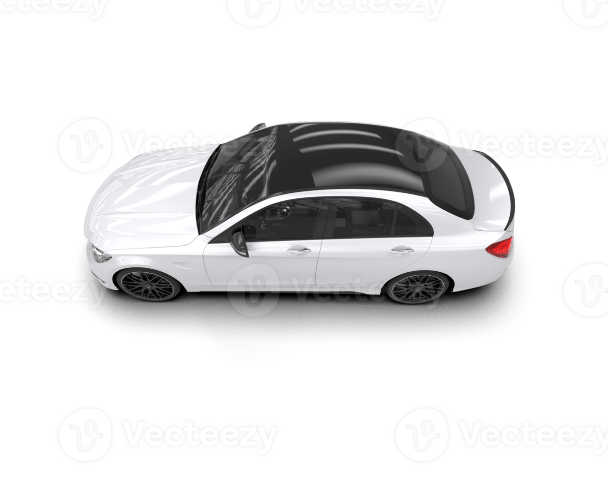 Modern car isolated on background. 3d rendering - illustration png