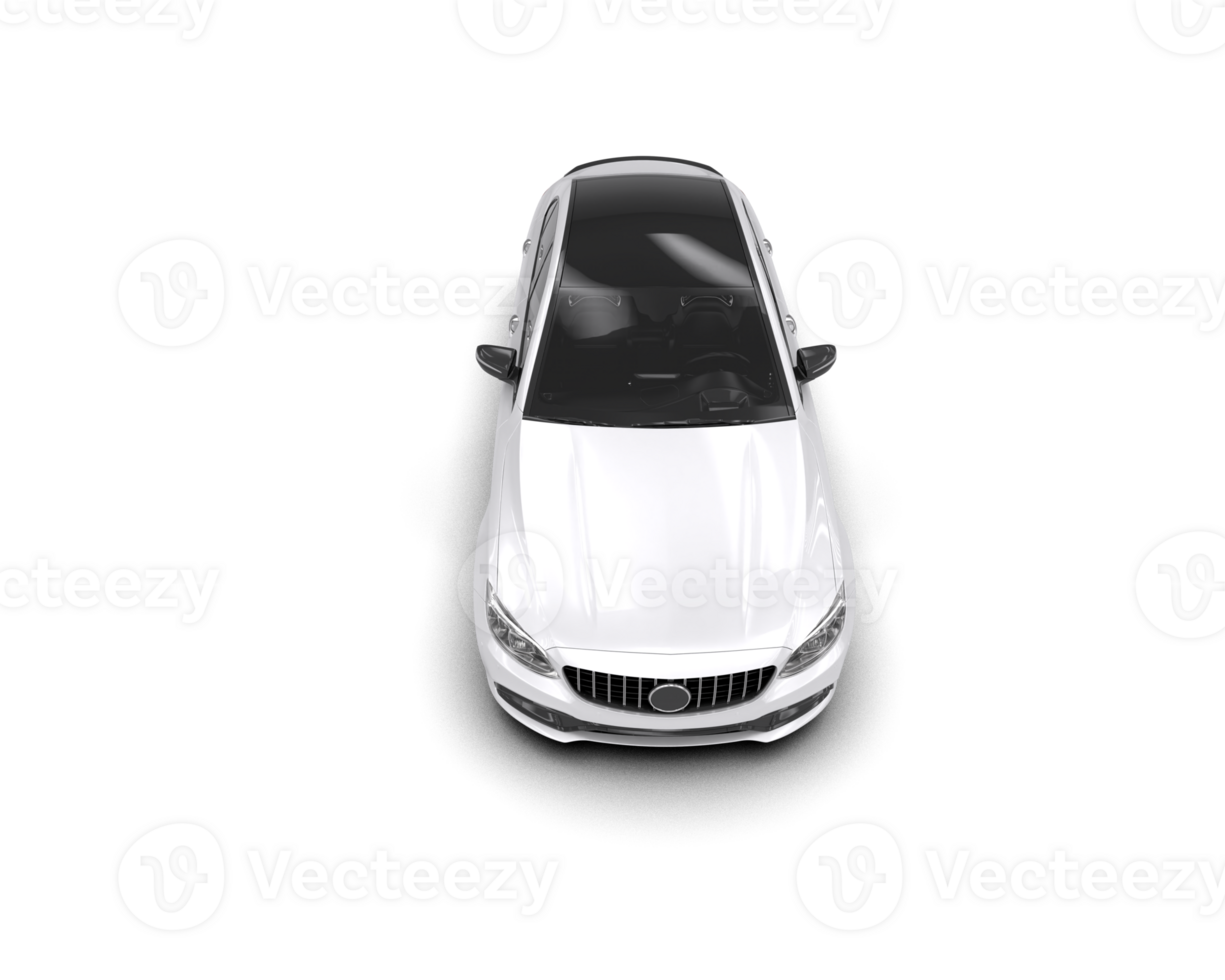 Modern car isolated on background. 3d rendering - illustration png