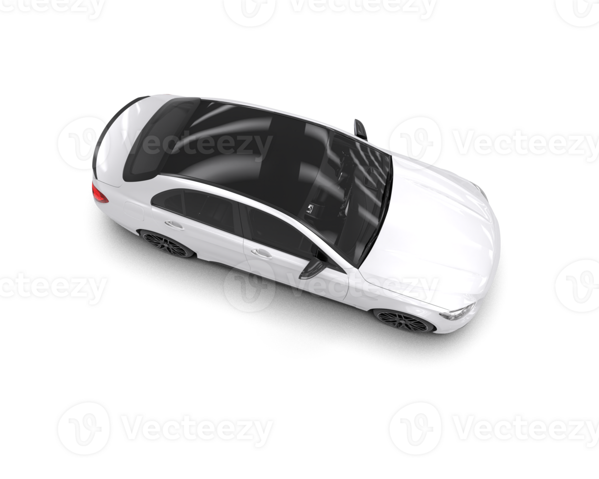 Modern car isolated on background. 3d rendering - illustration png