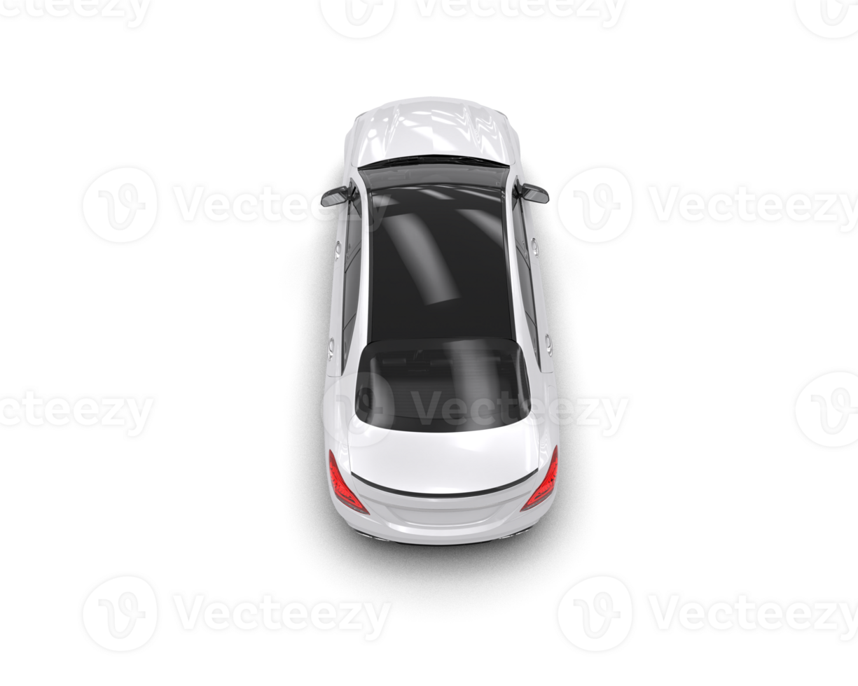 Modern car isolated on background. 3d rendering - illustration png