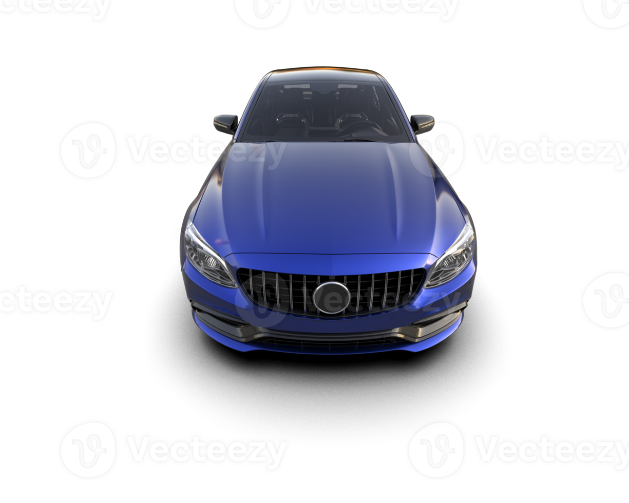 Modern car isolated on background. 3d rendering - illustration png