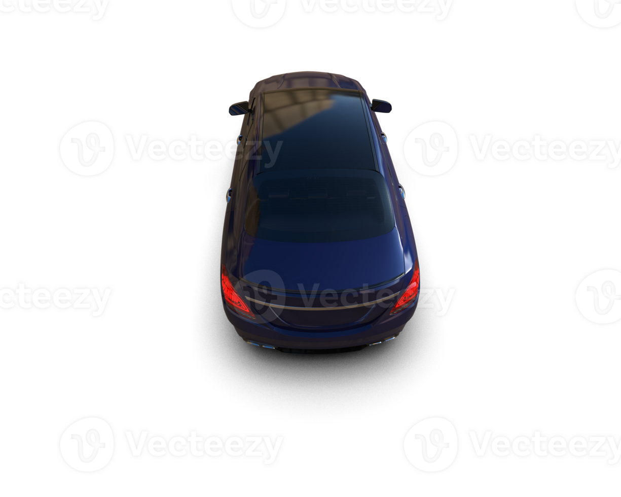 Modern car isolated on background. 3d rendering - illustration png