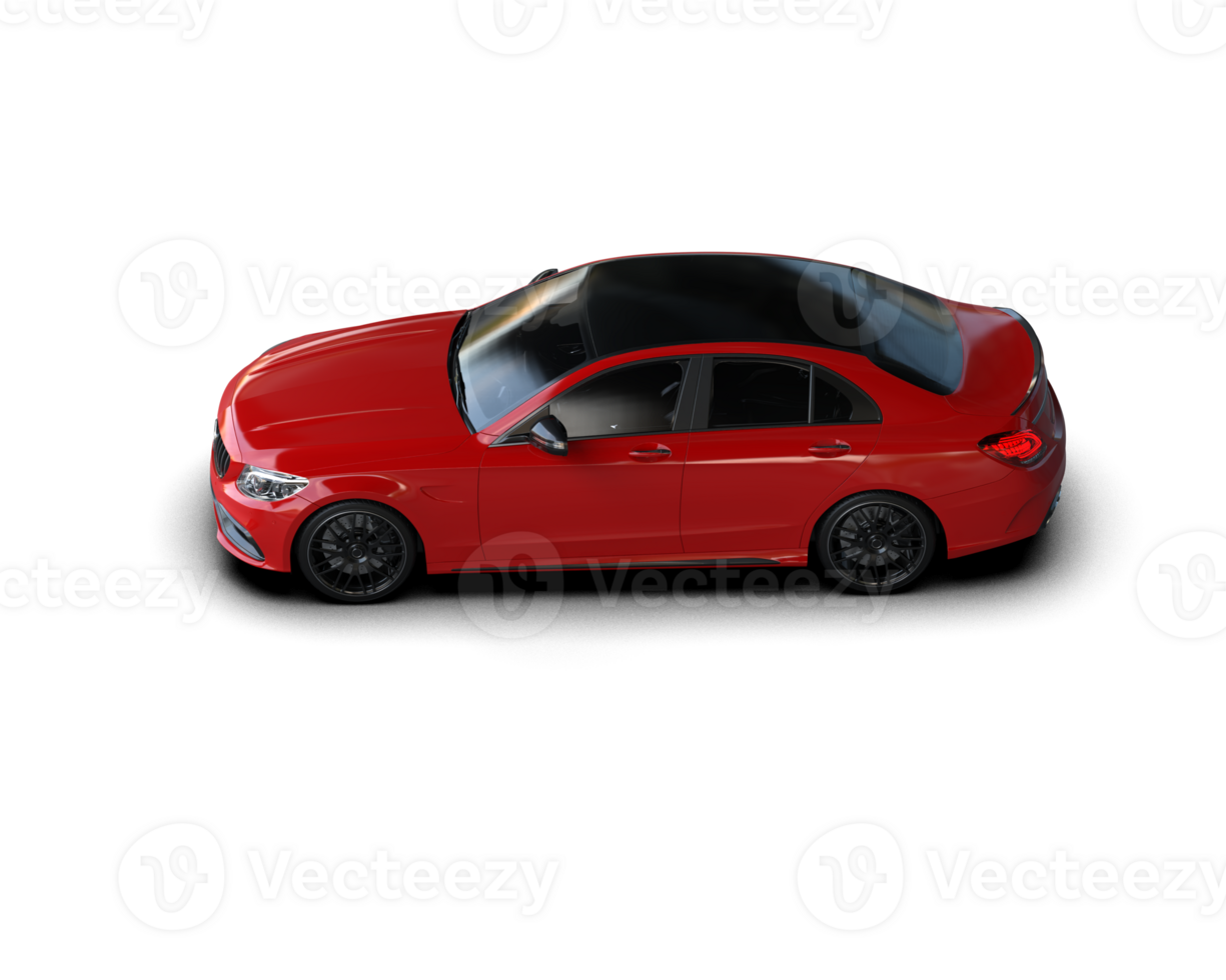 Modern car isolated on background. 3d rendering - illustration png