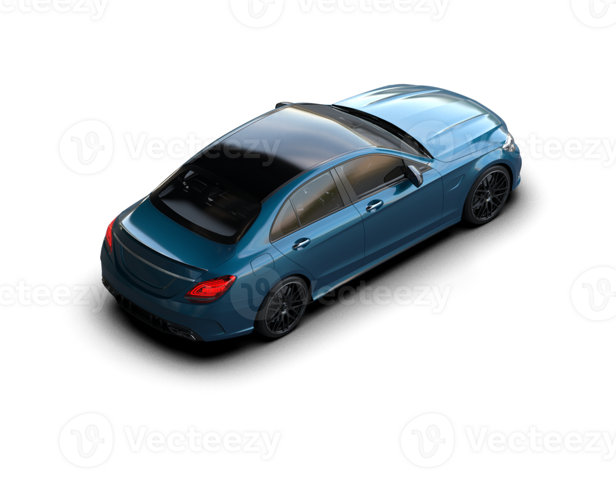 Modern car isolated on background. 3d rendering - illustration png