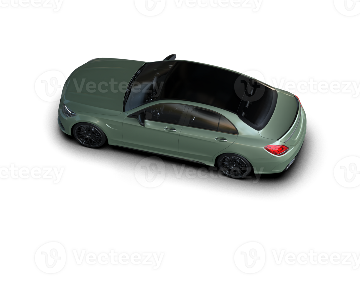 Modern car isolated on background. 3d rendering - illustration png