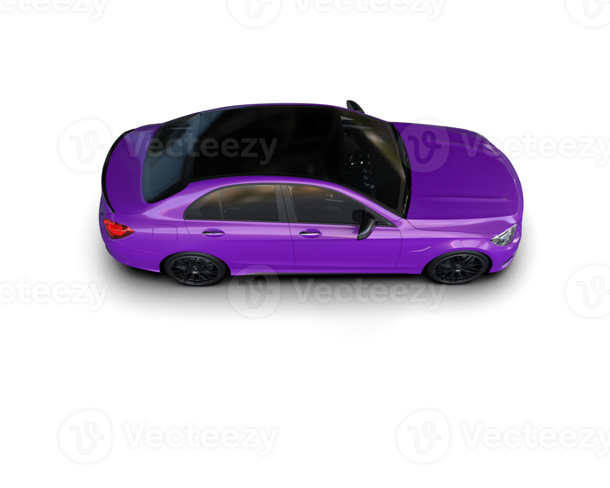 Modern car isolated on background. 3d rendering - illustration png