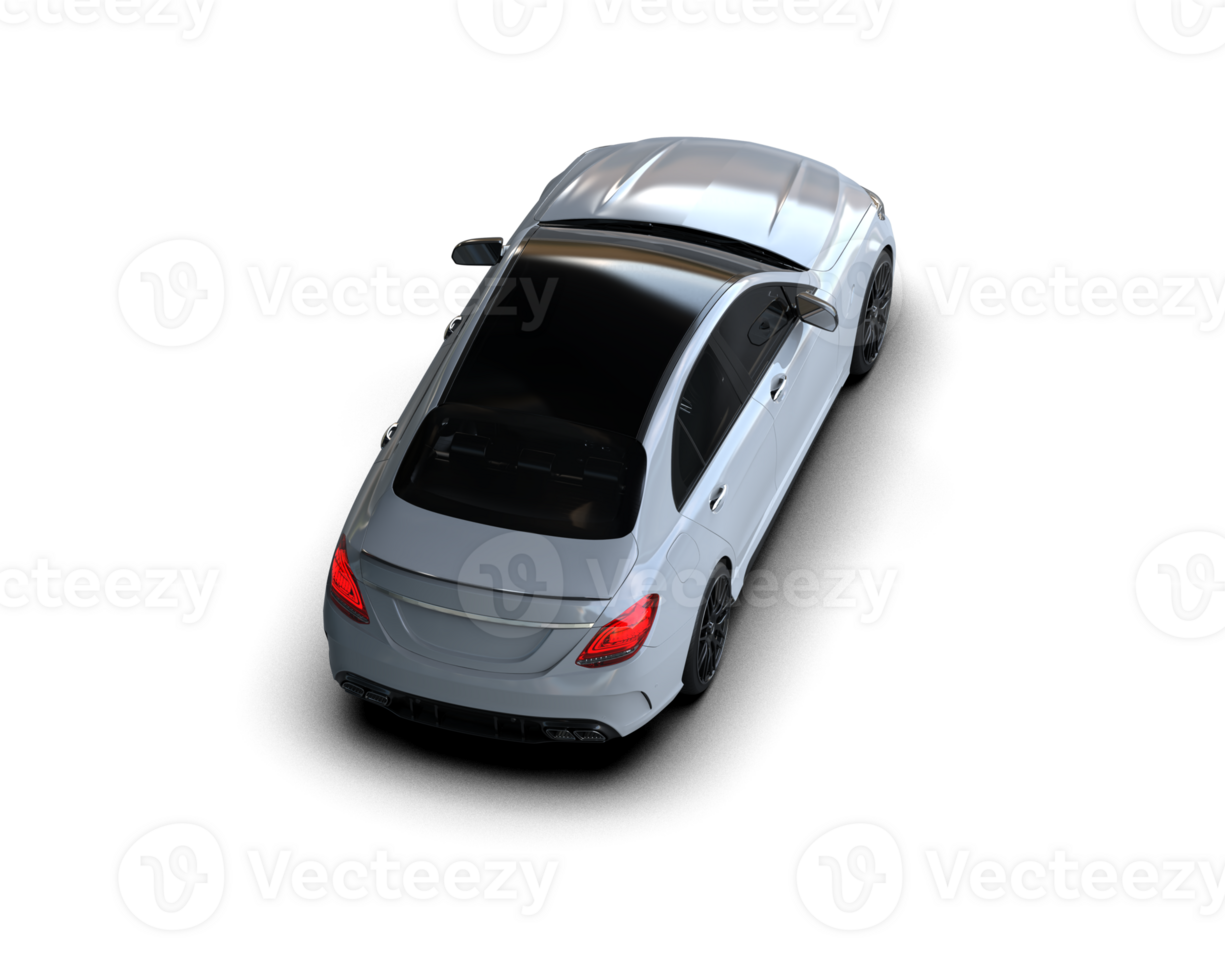 Modern car isolated on background. 3d rendering - illustration png