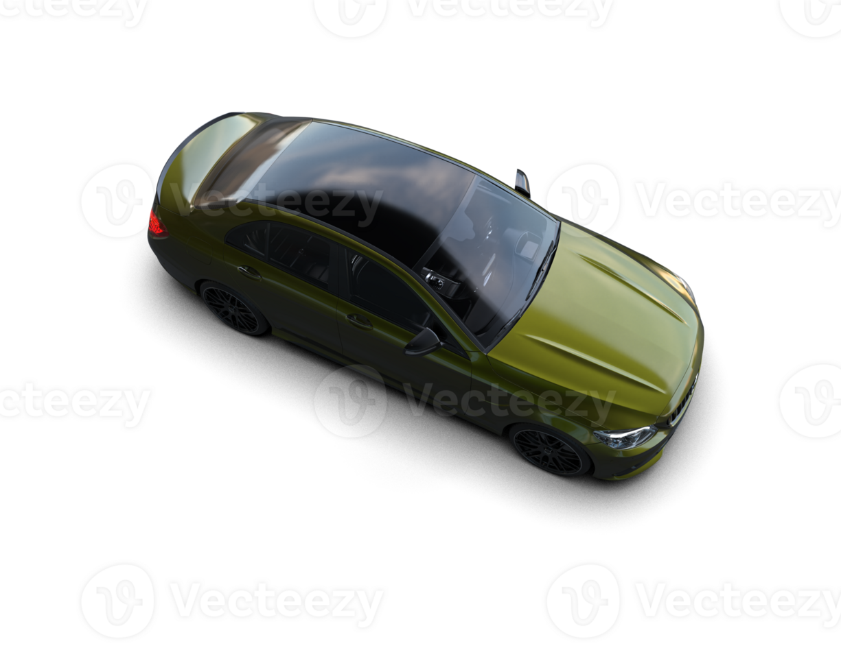 Modern car isolated on background. 3d rendering - illustration png