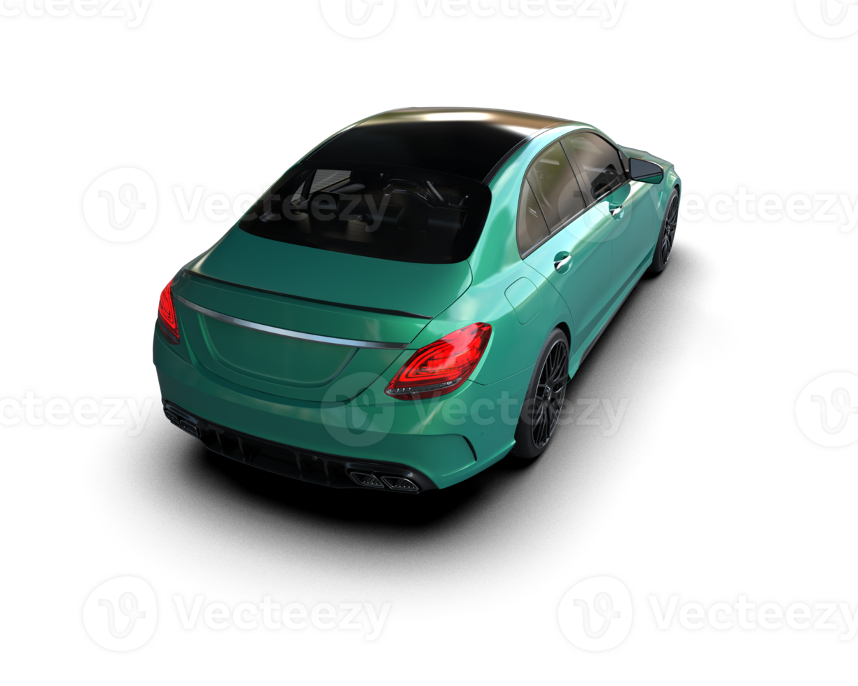 Modern car isolated on background. 3d rendering - illustration png