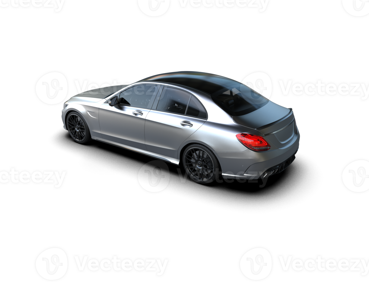 Modern car isolated on background. 3d rendering - illustration png