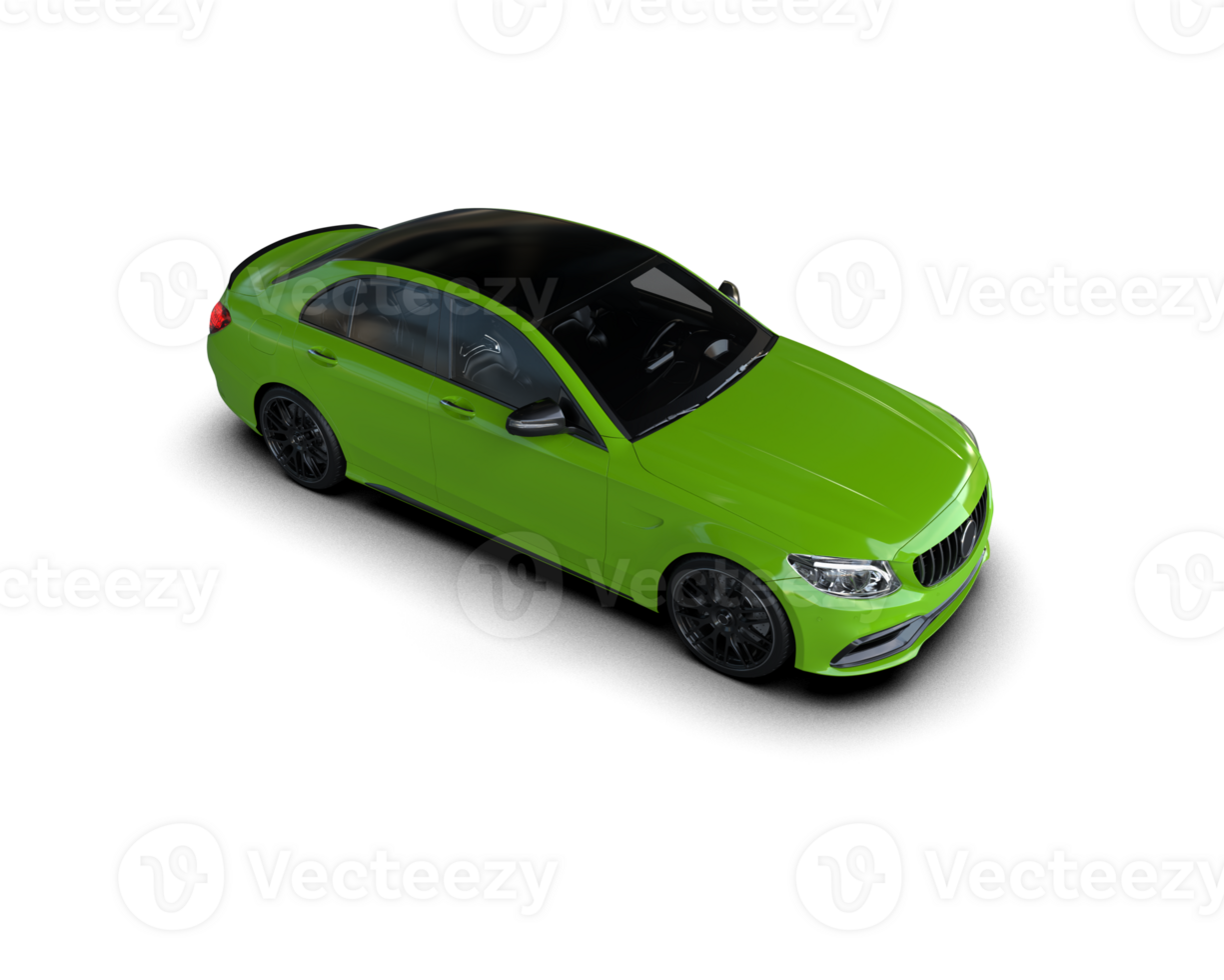 Modern car isolated on background. 3d rendering - illustration png