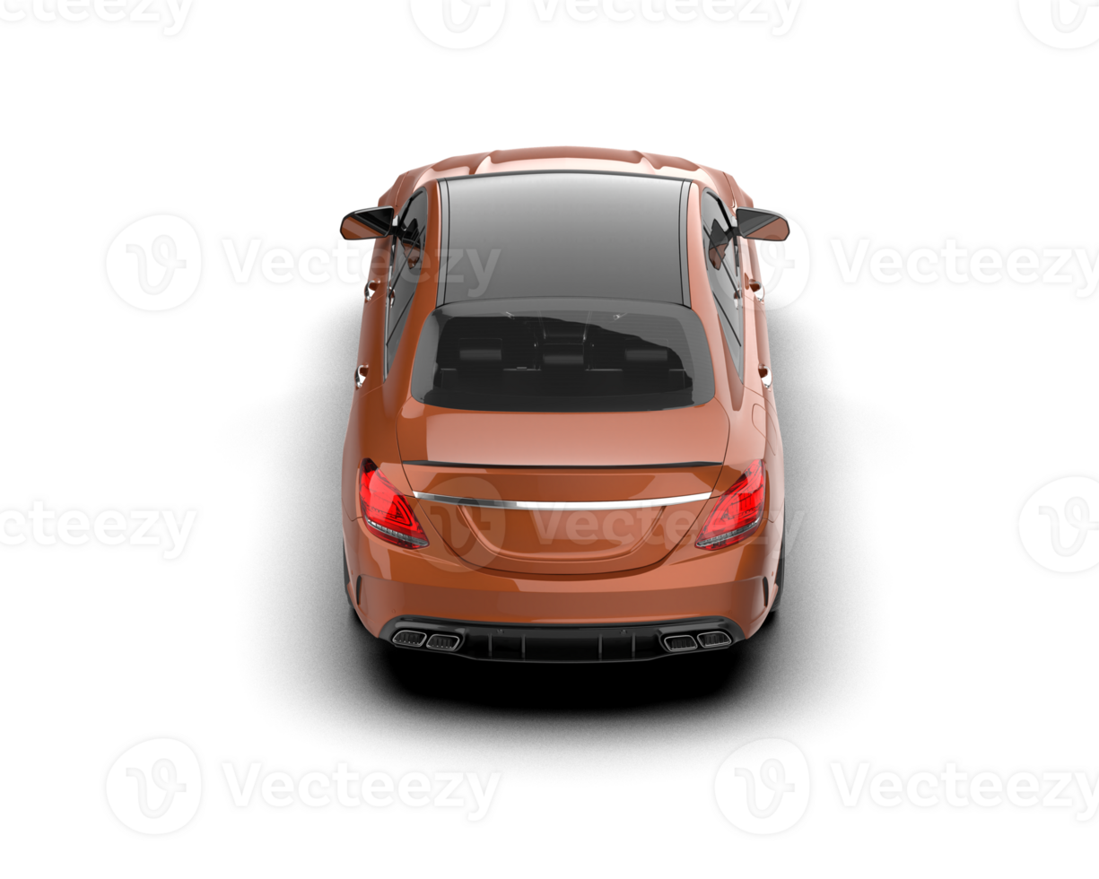Modern car isolated on background. 3d rendering - illustration png