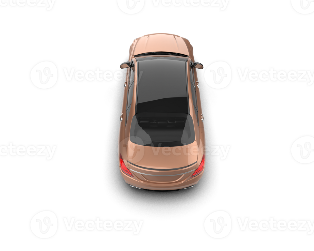Modern car isolated on background. 3d rendering - illustration png