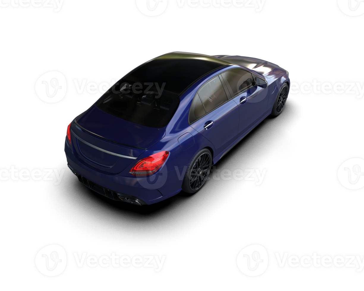 Modern car isolated on background. 3d rendering - illustration png