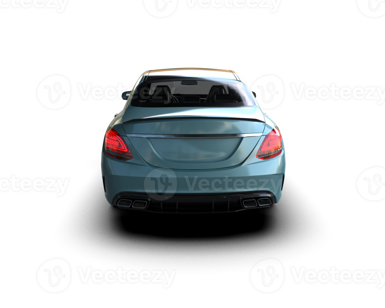 Modern car isolated on background. 3d rendering - illustration png