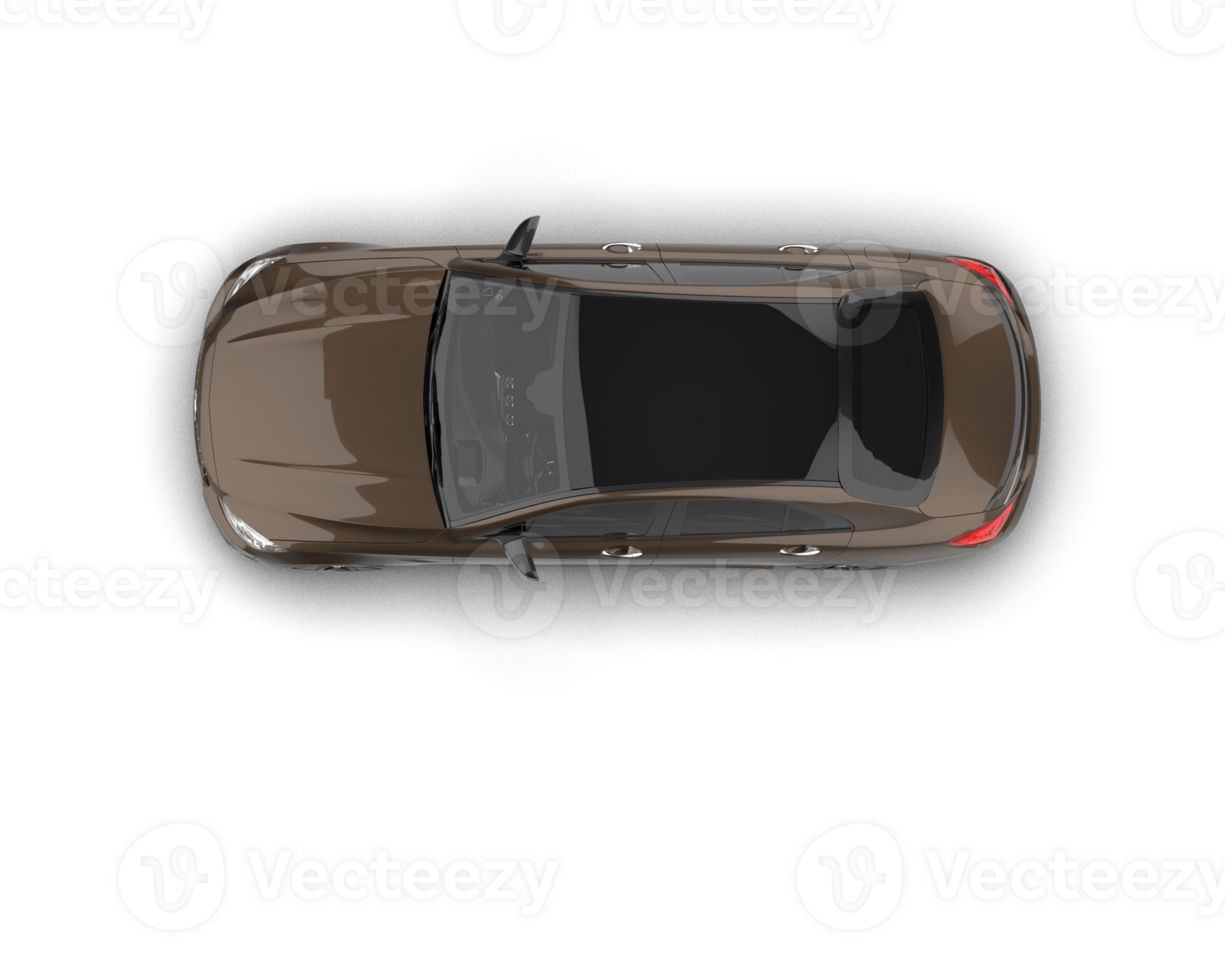 Modern car isolated on background. 3d rendering - illustration png