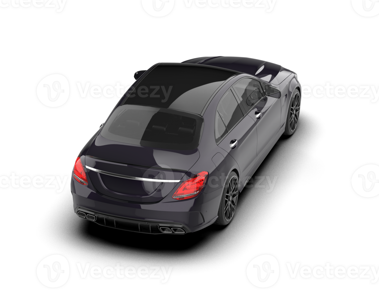 Modern car isolated on background. 3d rendering - illustration png