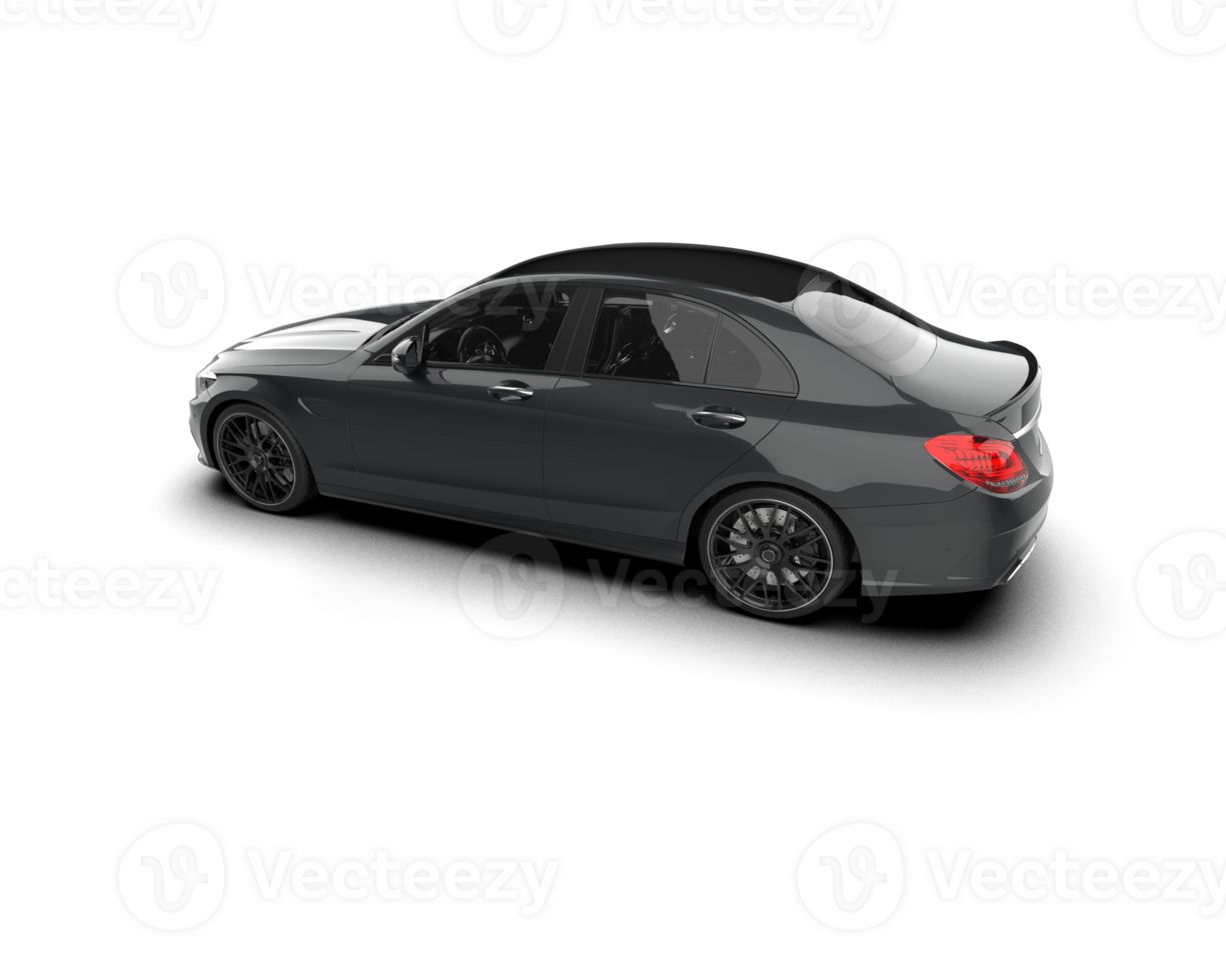 Modern car isolated on background. 3d rendering - illustration png