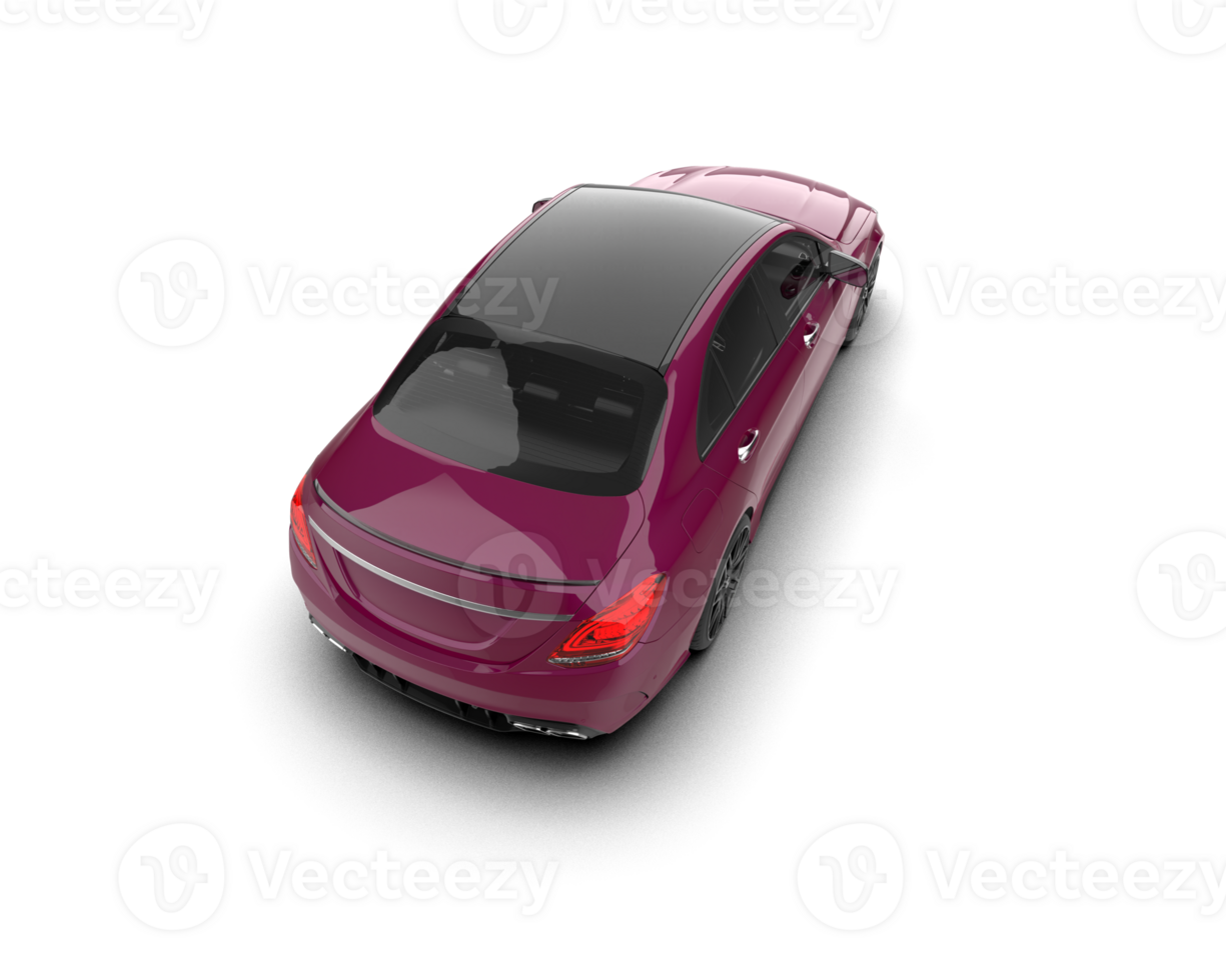 Modern car isolated on background. 3d rendering - illustration png